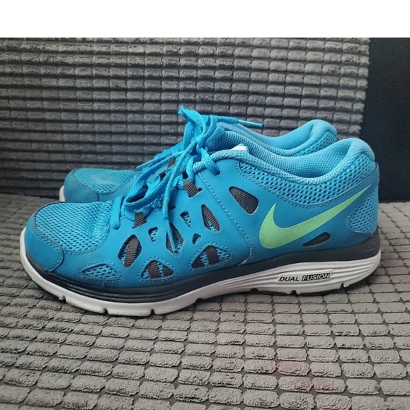 Nike Dual Fusion Run 2 Women’s Trainers Blue Size UK 5.5 EU 39.5 - Picture 6 of 10